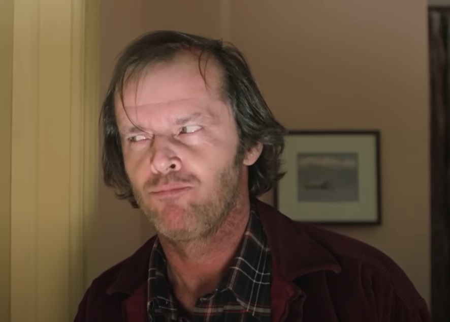 Screenshot from the film The Shining (1980)