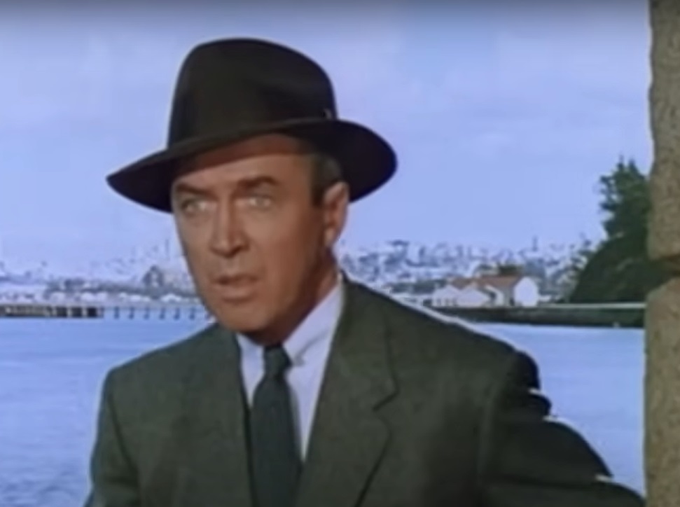 Screenshot from the film Vertigo (1958)