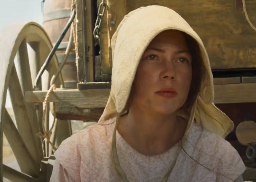 Screenshot from the film Meek's Cutoff (2010)