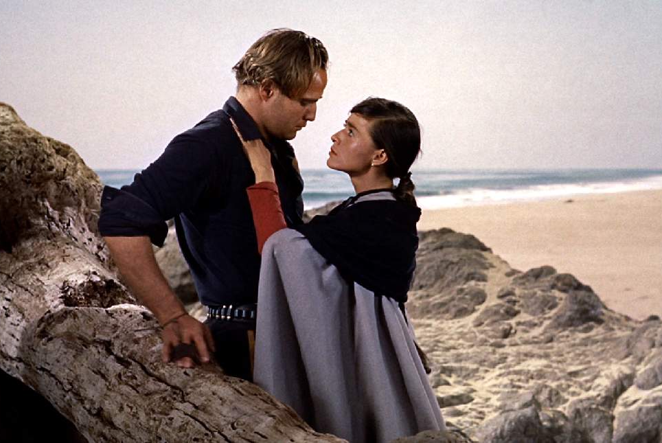 Pina Pellicer and Marlon Brando in One-Eyed Jacks (1961)