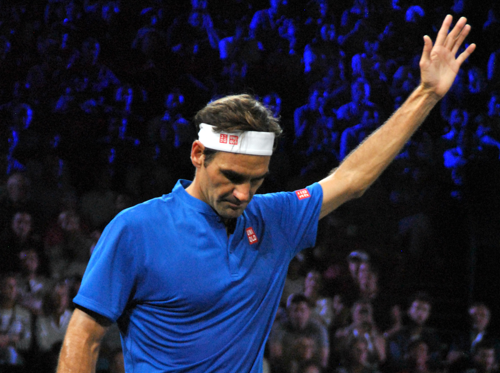 Roger Federer at Laver Cup 2019