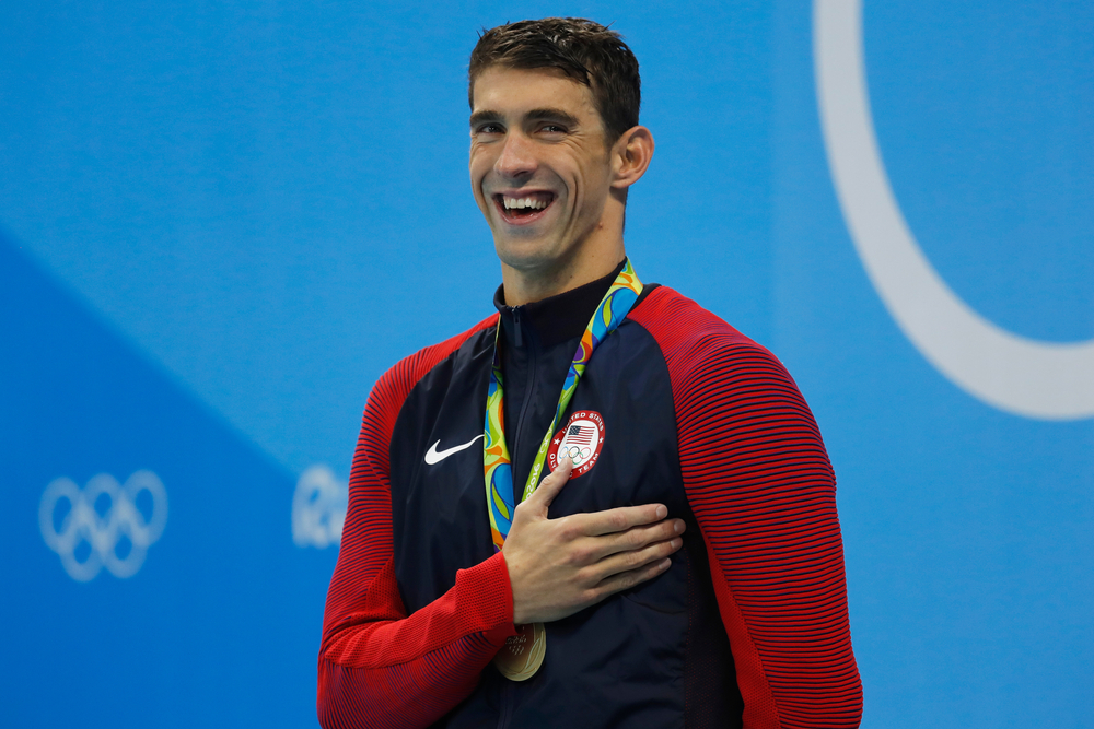 Michael Phelps wins gold medal