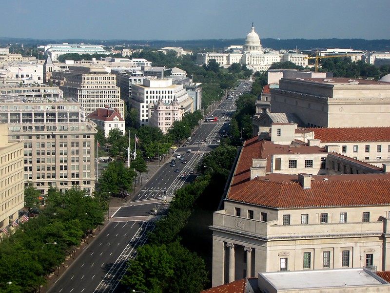 View down Pennsylvania Avenue