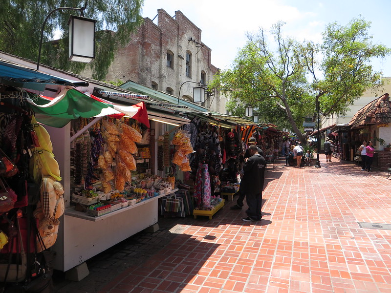 Olvera Street the oldest part of Downtown Los Angeles
