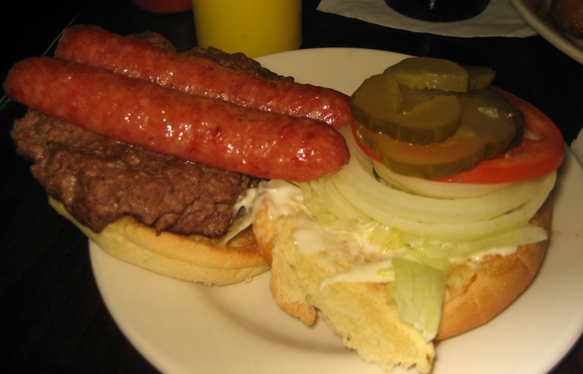 Zip's Cafe's Girth Burger