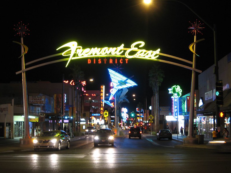 Entering Fremont East District