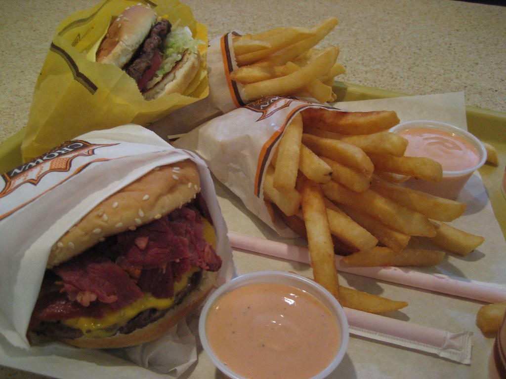 Pastrami Burger and Fry Sauce