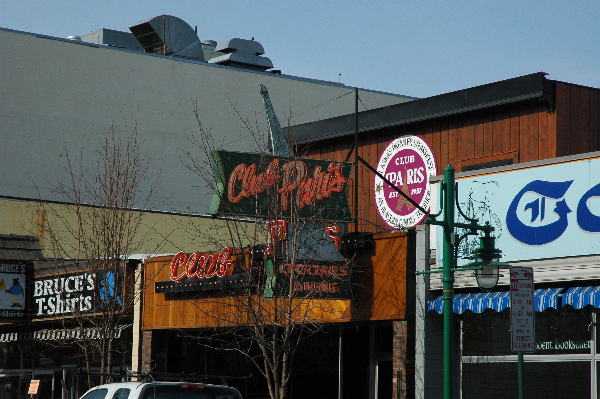 The Club Paris restaurant in Anchorage Alaska