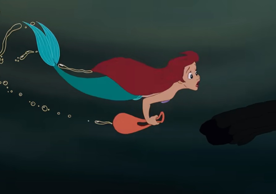 Screenshot from the animated film The Little Mermaid (1989)