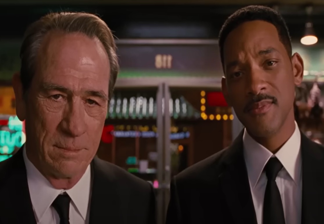 Screenshot from the film Men in Black 3 (2012)