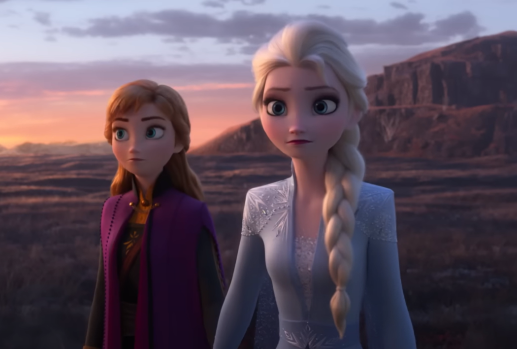 A screenshot of the movie Frozen 2