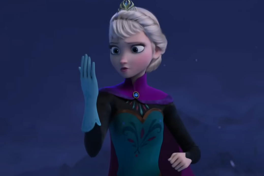 A screenshot of the movie Frozen