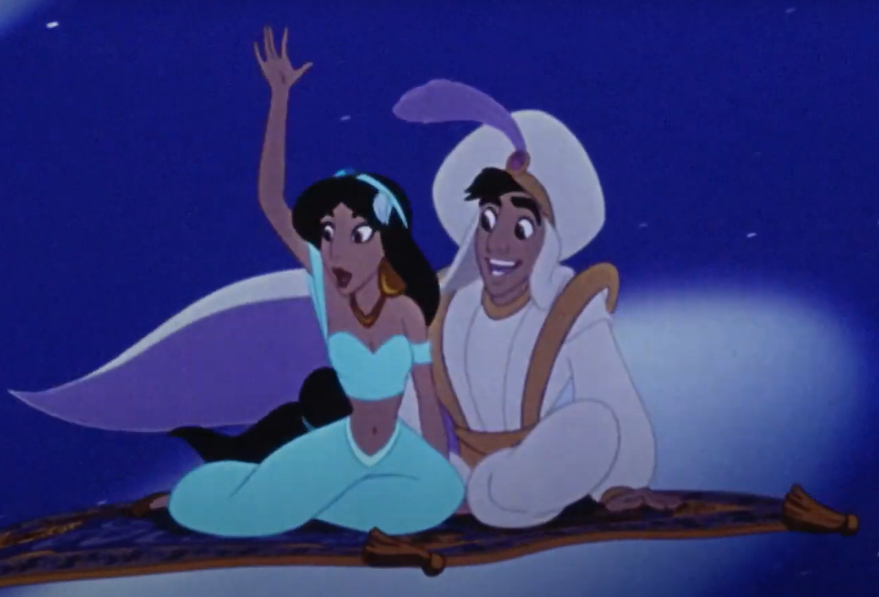 A screenshot of the movie Aladdin