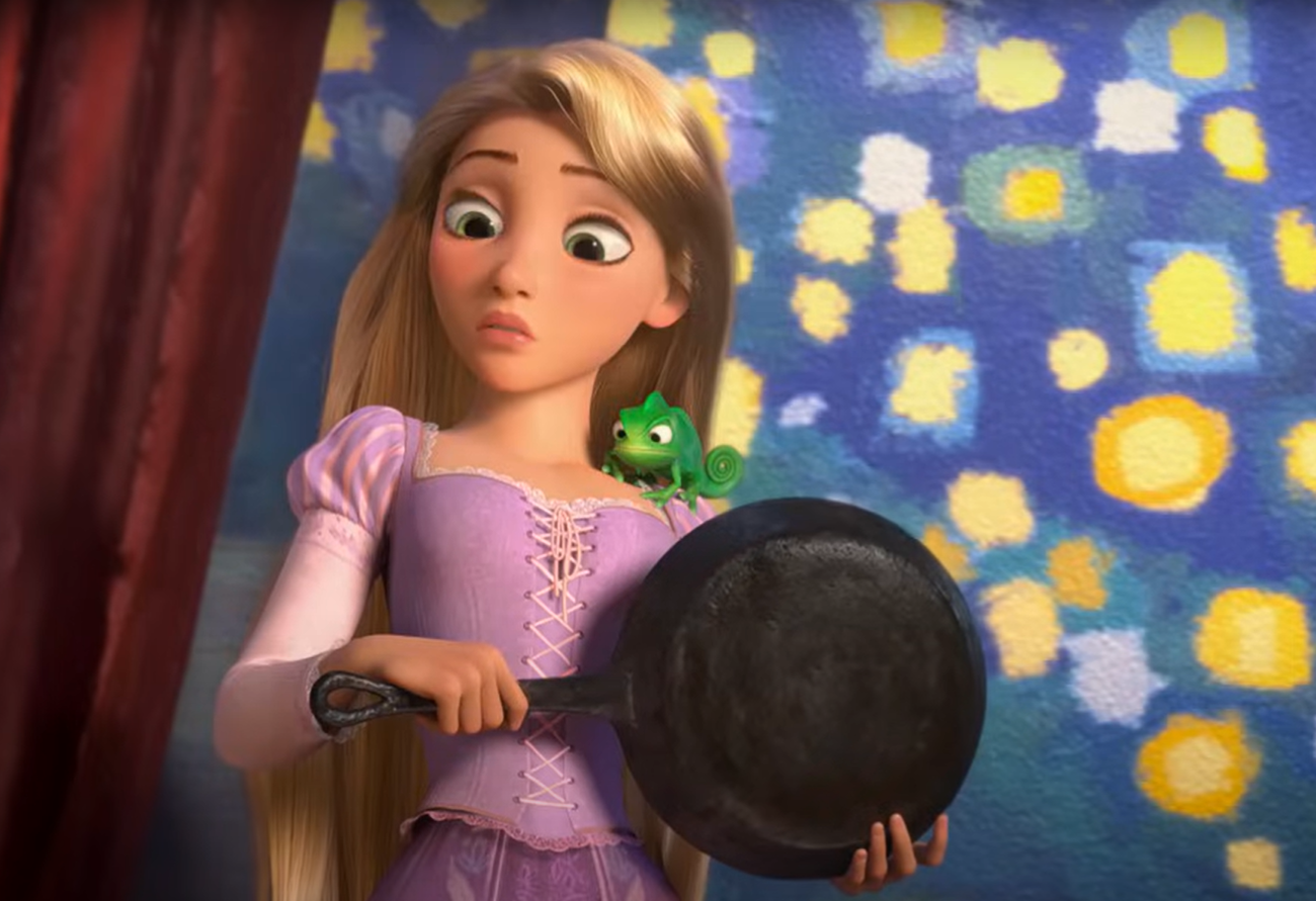 A screenshot of the movie Tangled