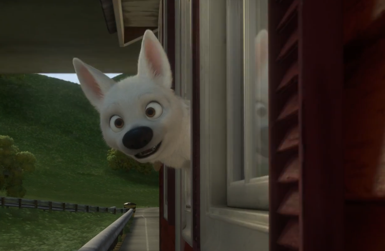 A screenshot of the movie Bolt