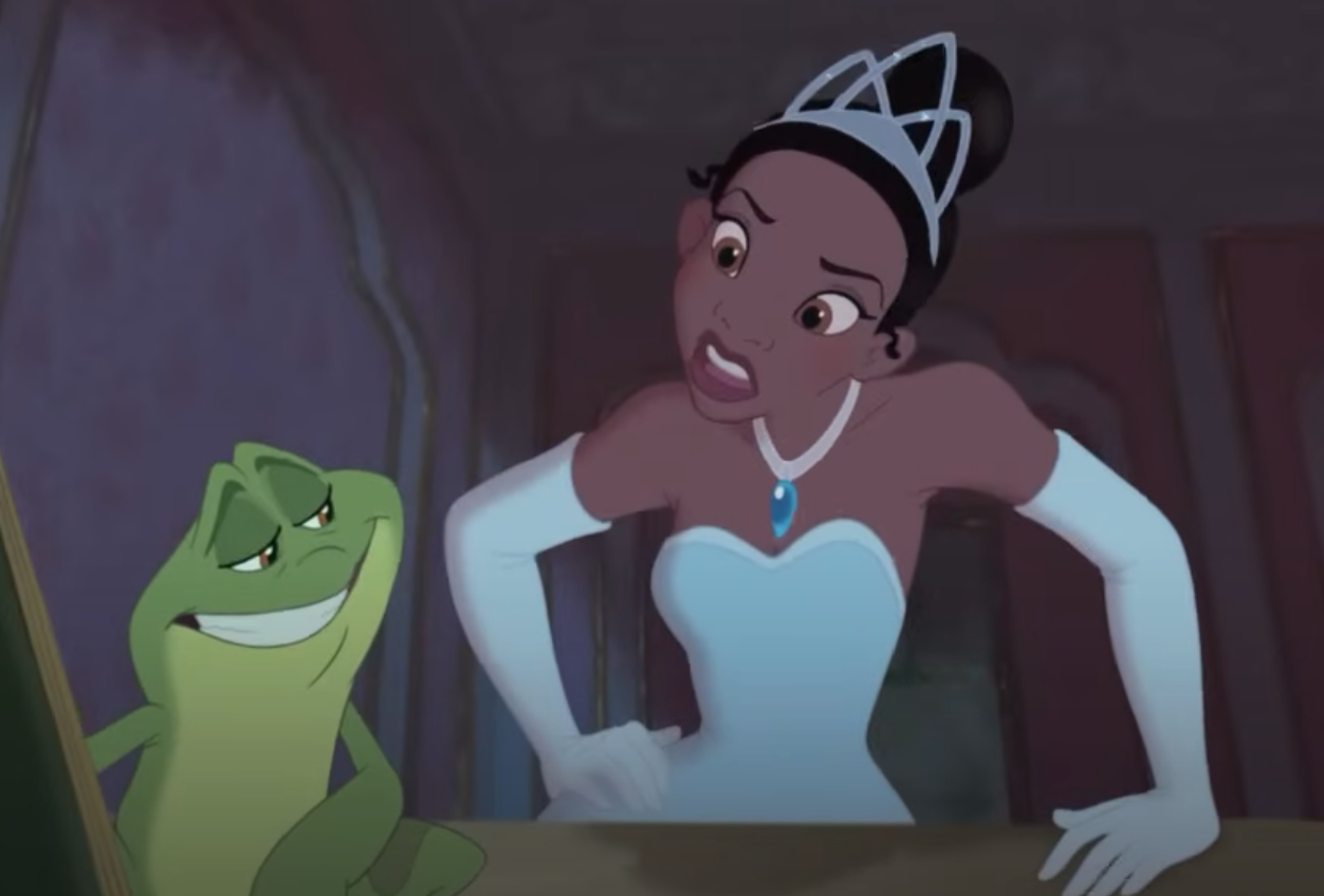 A screenshot of the movie The Princess And The Frog