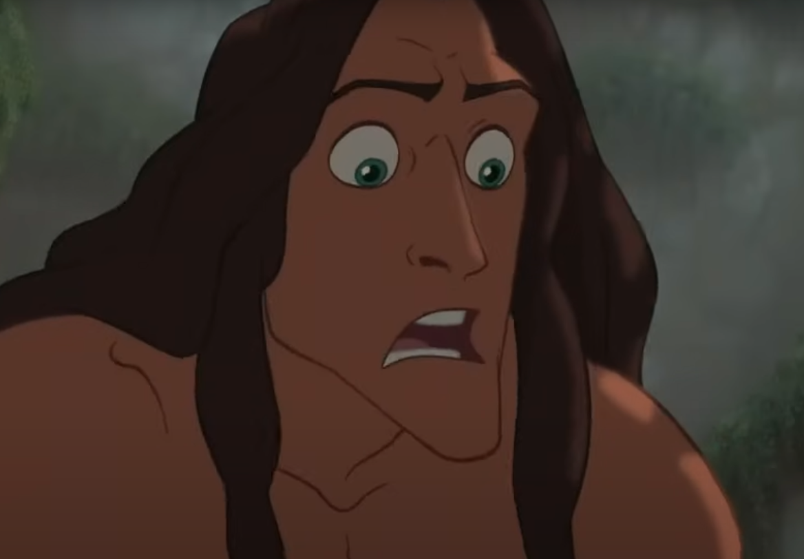 A screenshot of the movie Tarzan