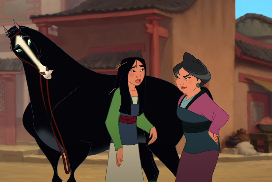 A screenshot of the movie Mulan