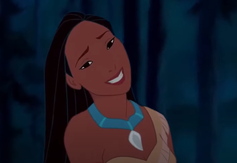 A screenshot of the movie Pocahontas