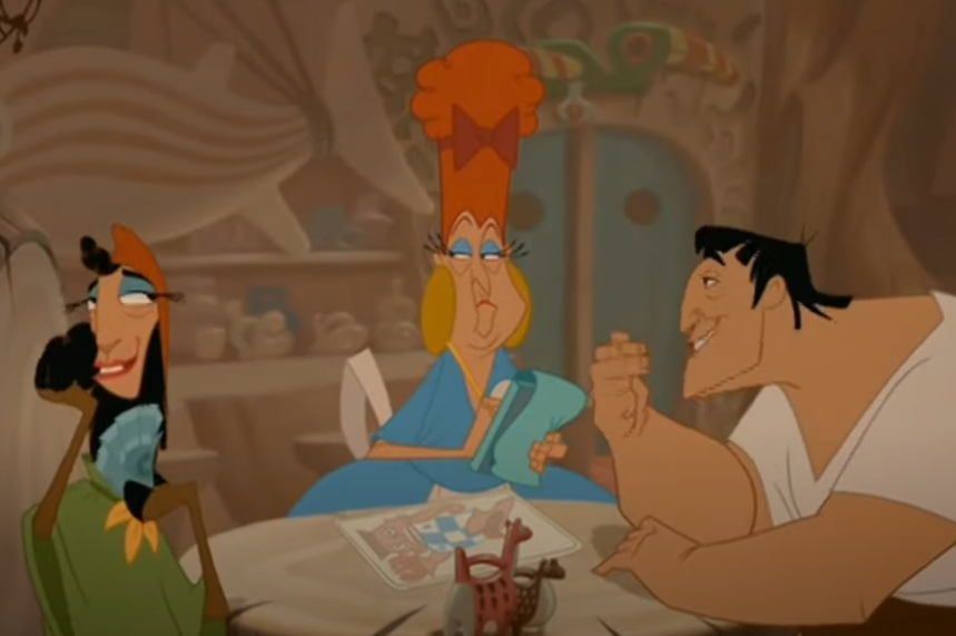 A screenshot of the movie The Emperor’s New Groove