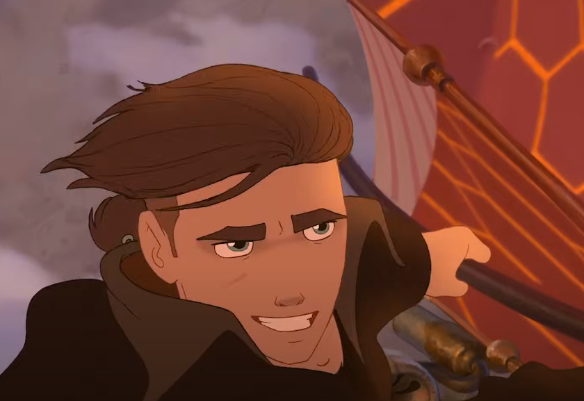 A screenshot of the movie Treasure Planet
