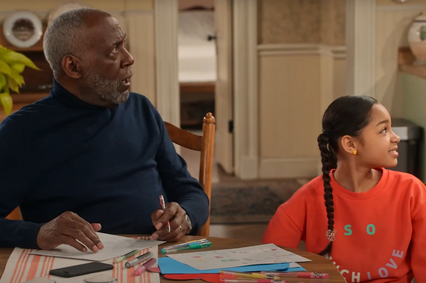 A screenshot of the TV show Family Reunion