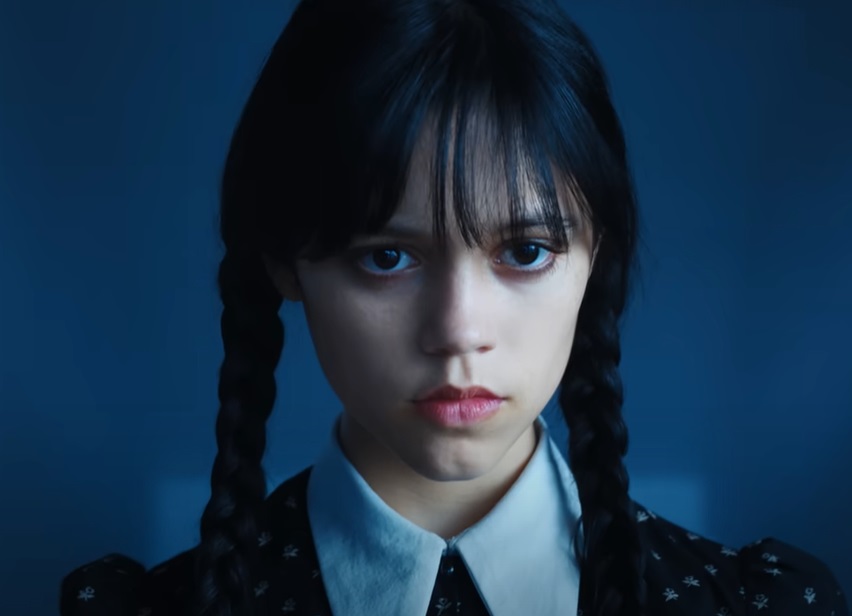 Screenshot from the American coming-of-age supernatural mystery television series Wednesday (2022-)