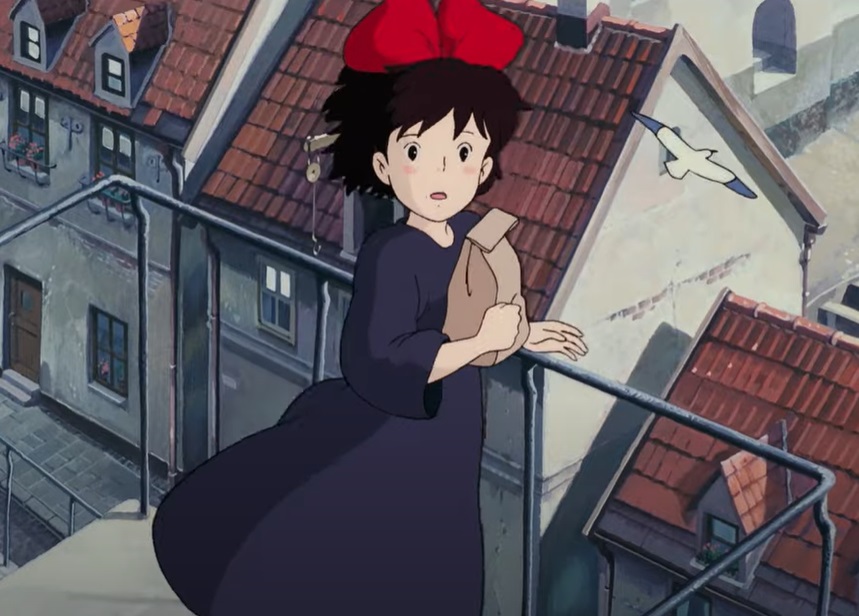 Screenshot from the animated film Kiki's Delivery Service (1989)