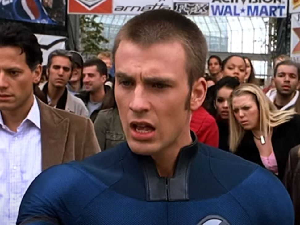 Screenshot of Chris Evans from the movie - Fantastic Four (2005)