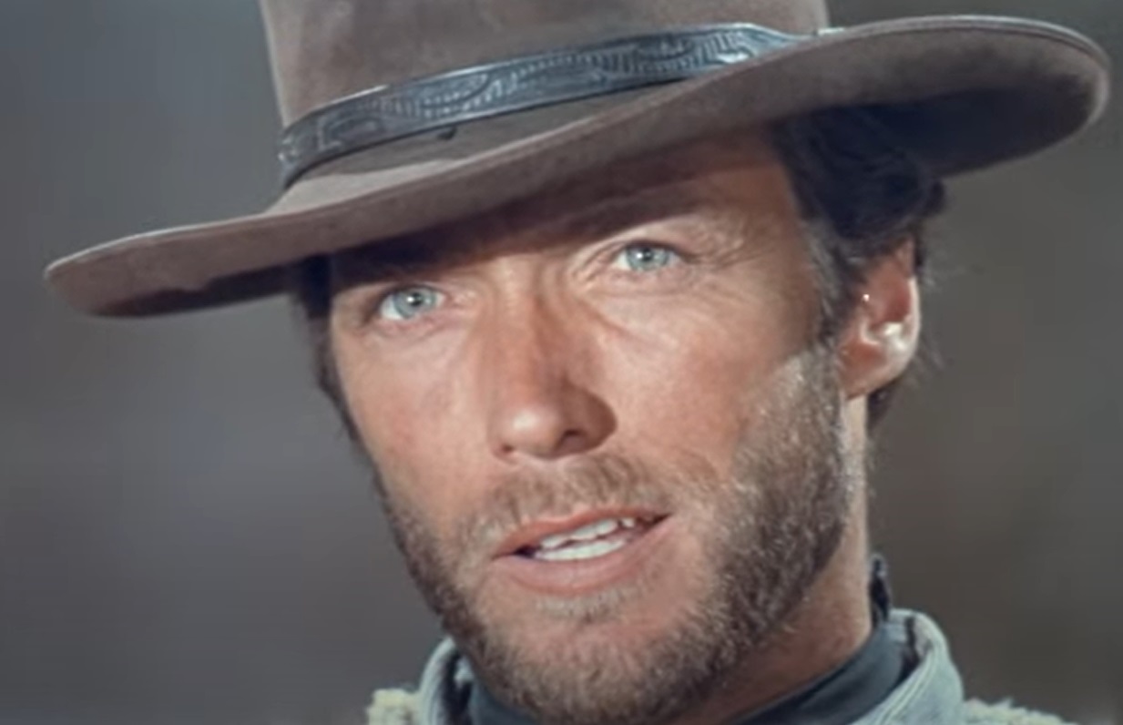 Screenshot from the film For a Few Dollars More (1965)