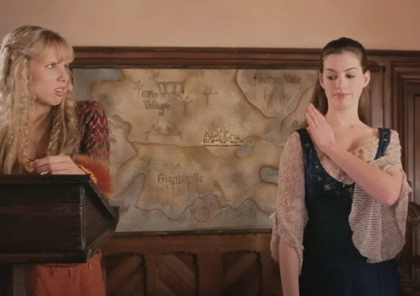 Screenshot of the movie Ella Enchanted