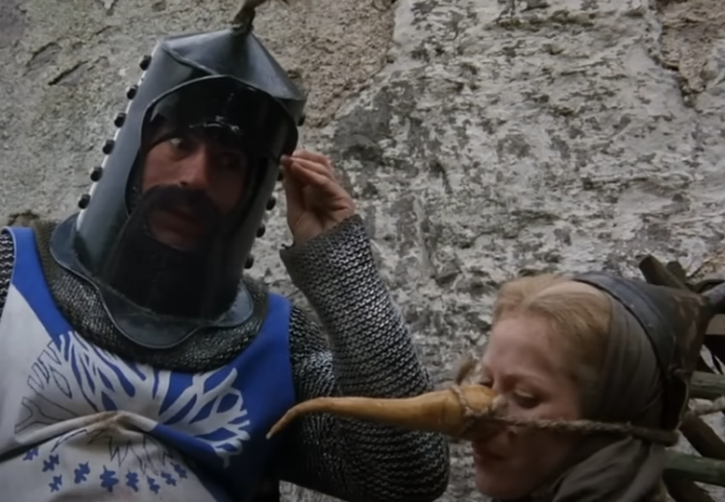 Screenshot of the movie Monty Python and the Holy Grail