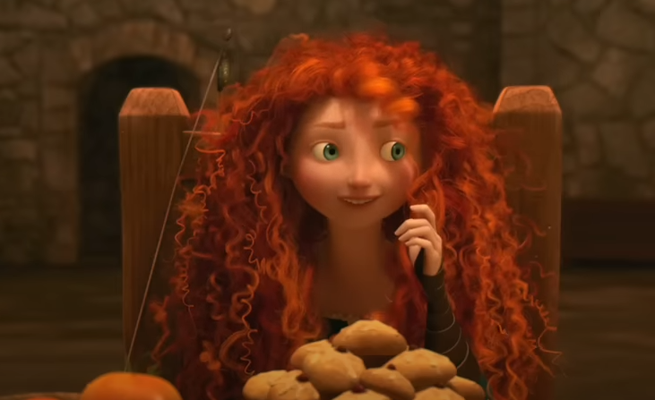 Screenshot of the animated movie Brave