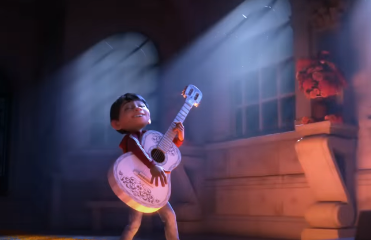 Screenshot of the movie Coco