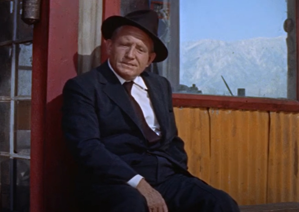 Screenshot from the film Bad Day at Black Rock (1955)