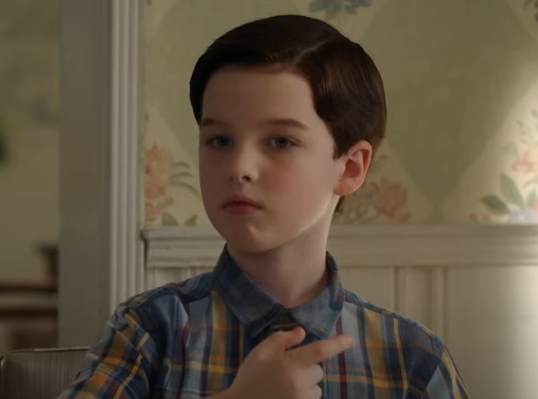 Screenshot from the television sitcom Young Sheldon (2017-2024)