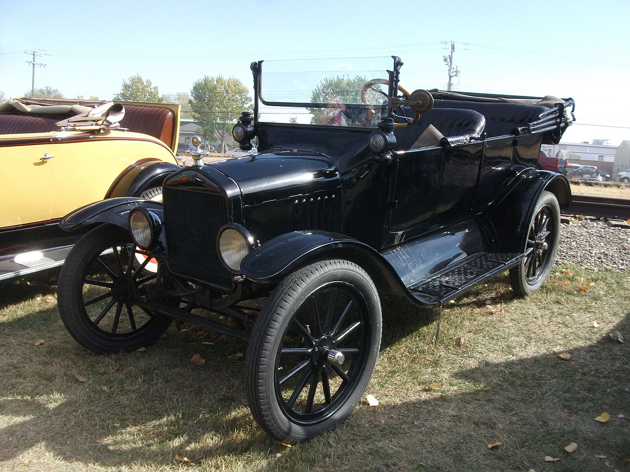 Ford Model T sedan in black