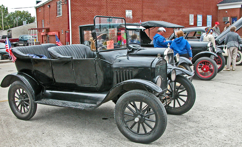 Three Ford Model T's 