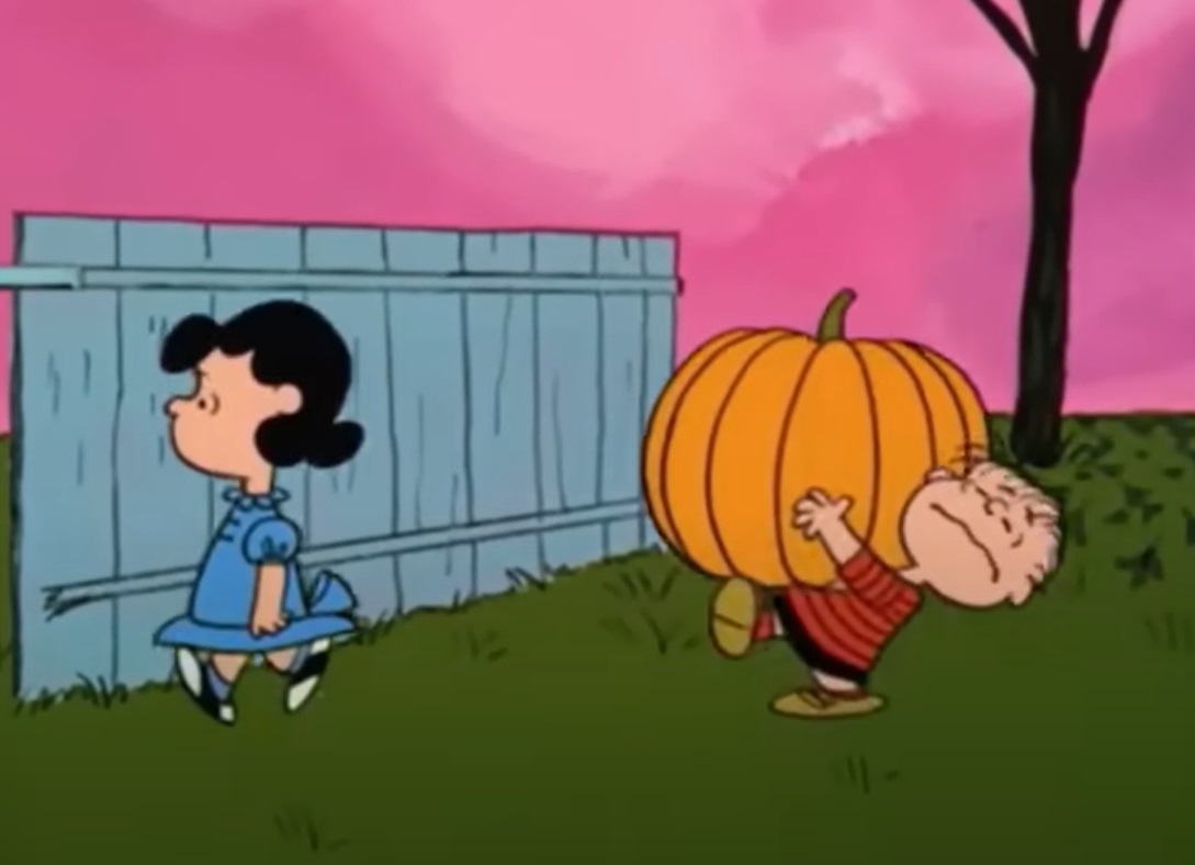 Screenshot from the animated movie It's the Great Pumpkin, Charlie Brown (1966