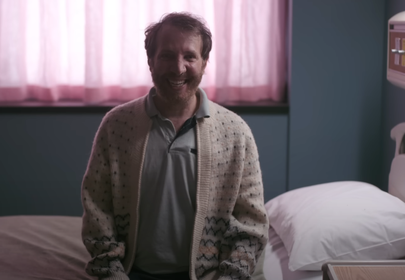 A screenshot of the movie Smile