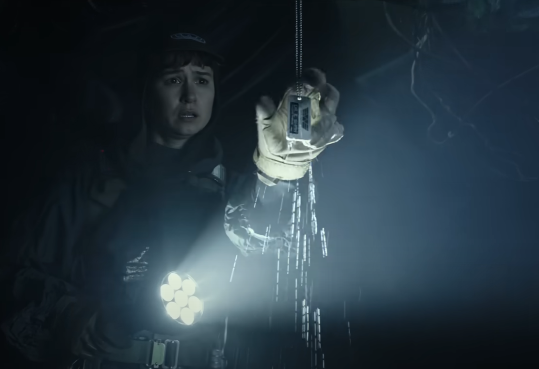 A screenshot of the movie Alien: Covenant