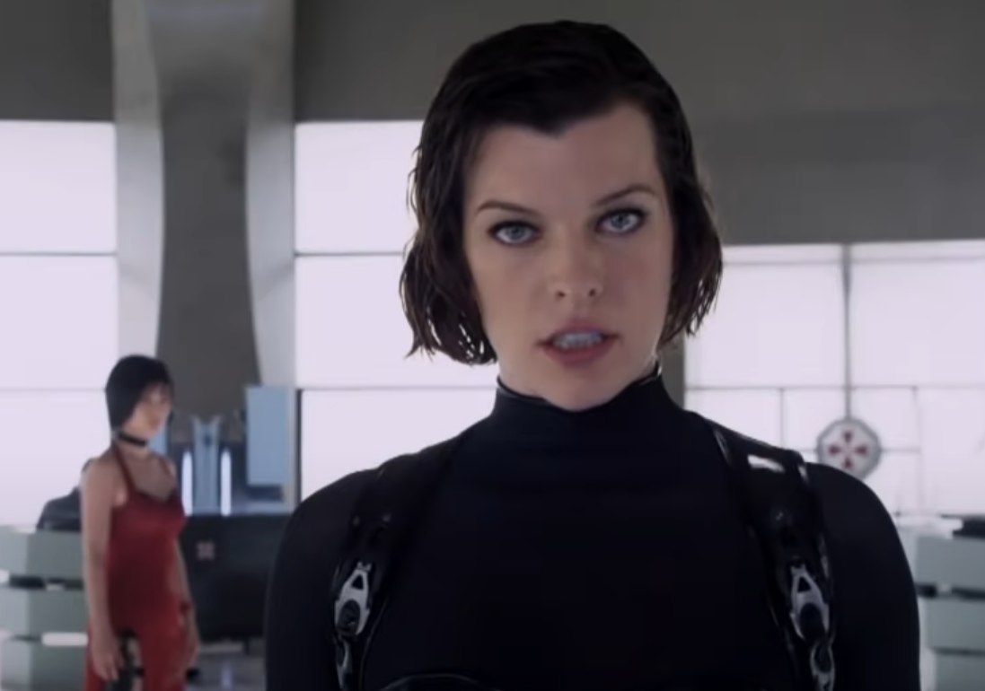A screenshot of the movie Resident Evil: Retribution