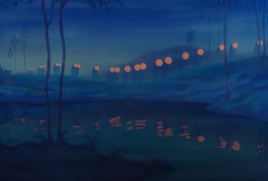 Screenshot from the animated movie Fantasia (1940)