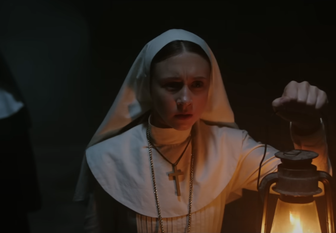 A screenshot of the movie The Nun