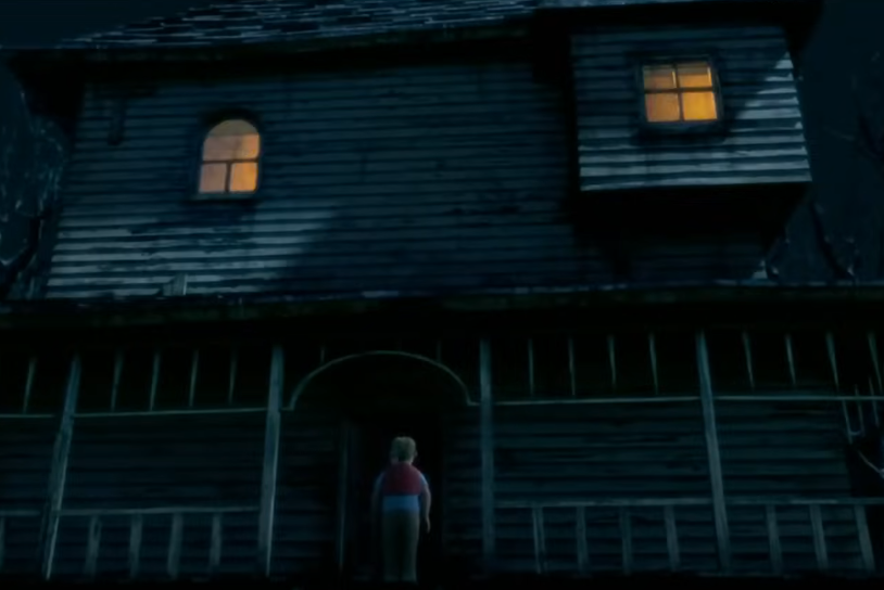 Screenshot of the animated movie Monster House