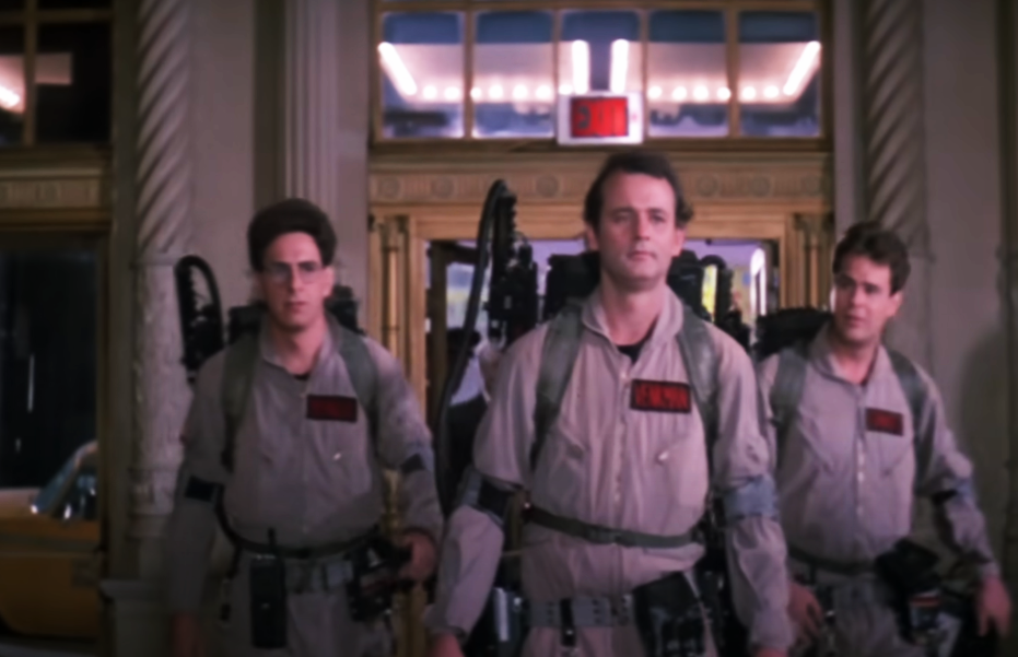 Screenshot of the movie Ghostbusters