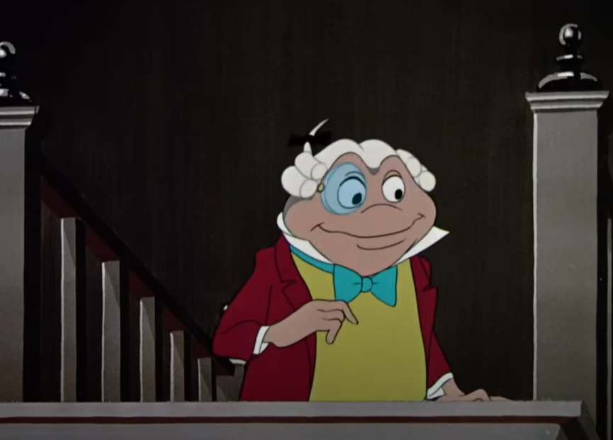 Screenshot of the animated movie The Adventures of Ichabod and Mr. Toad (1949)