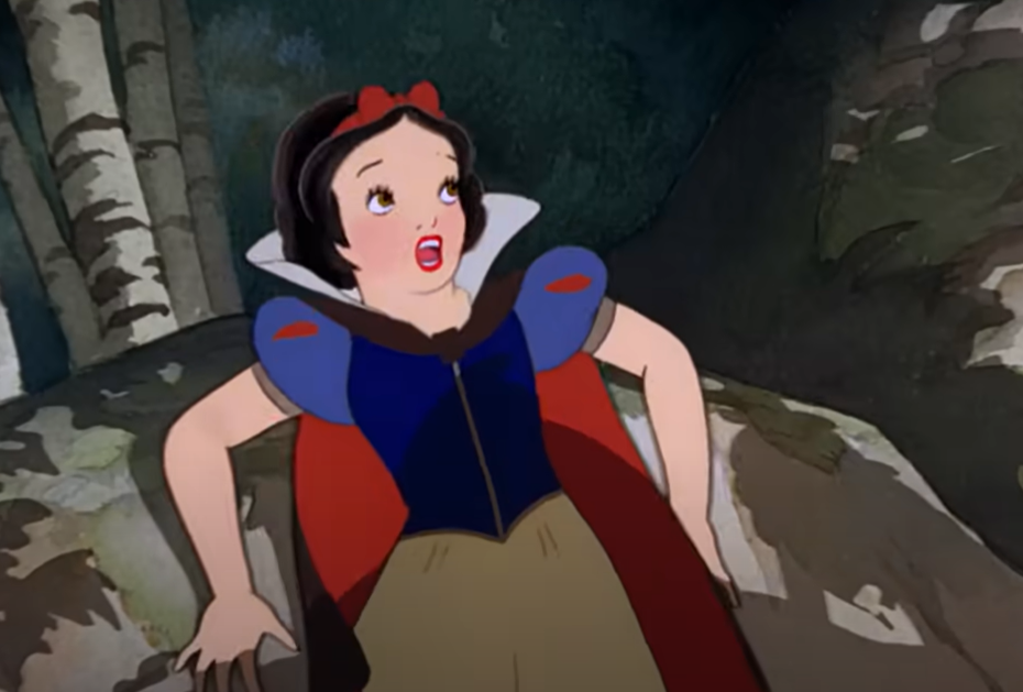 Screenshot of the animated movie Snow White And The Seven Dwarves (1937)