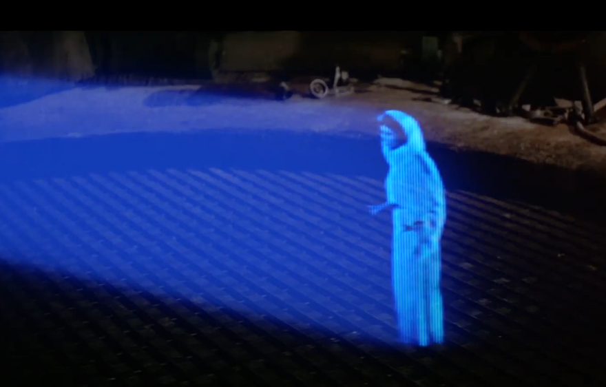 Screenshot of the movie Star Wars: Episode IV - A New Hope