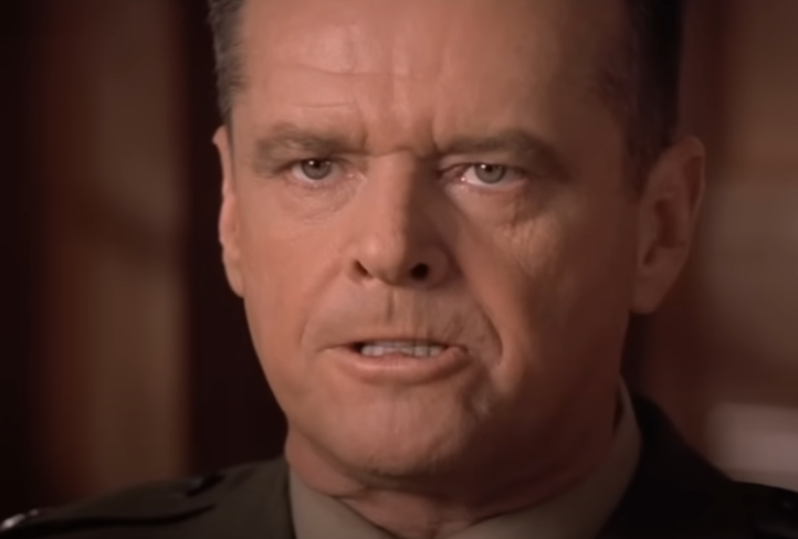 Screenshot of the movie A Few Good Men